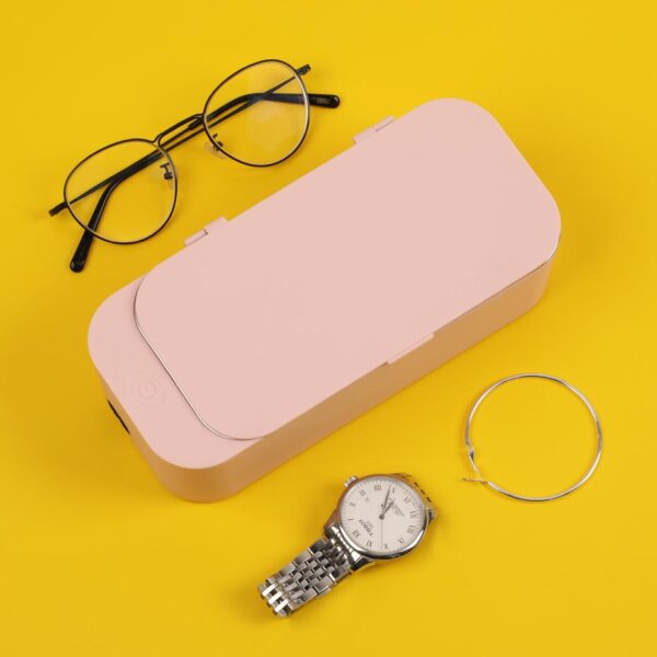 Portable Ultrasonic Glasses Cleaner Best Household Jewelry Ultrasonic Cleaning Machine Mini Watch Vibration Device Good Supplier 4