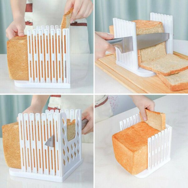 Professional Bread Loaf Toast Cutter Slicer Slicing Cutting Guide Mold Maker Kitchen Tool Practical Bread Sandwich