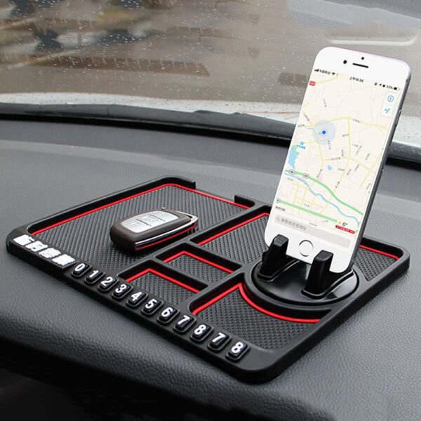 Silicone Car Anti Slip Mat Auto Phone Holder Non Slip Sticky Anti Slide Dash Phone Mount