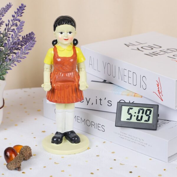 Squid Game Alarm Clock To Wake You Up Red Light Green Light Doll Clock Squid Game 10