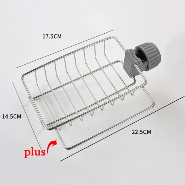 Stainless Steel Faucet Rack Kitchen Storage Shelf Sponge Dish Cloth Finishing Rack Drain Rack Pool Rag 1.jpg 640x640 1