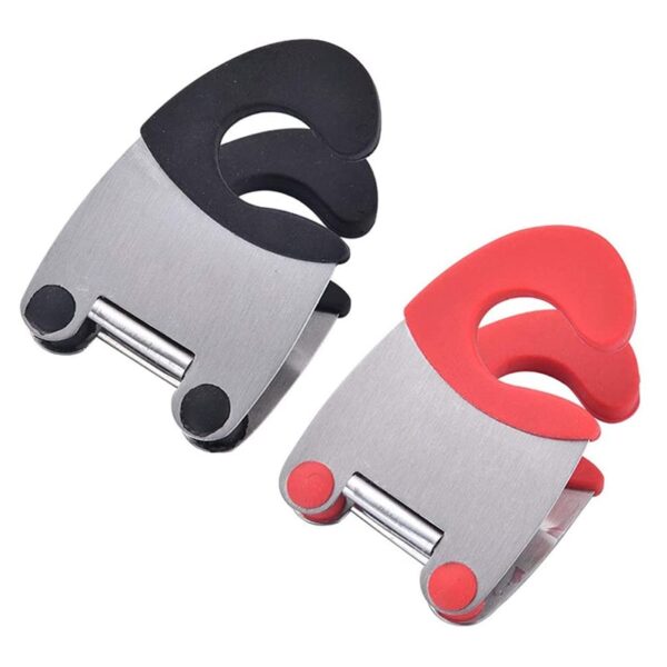 Stainless Steel Heat resistant Spoon Rest Spatula Holder Hot Pot Clipper Mess Free Kitchen Gadgets 2