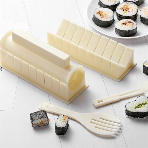Sushi Maker Rice Mold Hoge Kwaliteit Japanse Rijst Bal Cake Roll Mold Multifunctionele Mould Maken Sushi 4