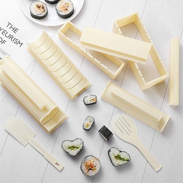 Sushi Maker Rice Mold Hoge Kwaliteit Japanse Rijst Bal Cake Roll Mold Multifunctionele Mould Maken Sushi 5