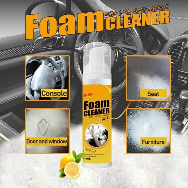 100 ml Mehrzweck-Schaumreiniger-Spray Leistungsstarkes Dekontaminieren von Auto-Innenraum-Reinigungsmitteln Anti-Aging-Rostentferner 2