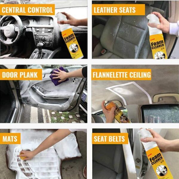 100ml Multi purpose Foam Cleaner Spray Powerful Decontaminate Auto Interior Home Clean Anti age Rust Remover 3