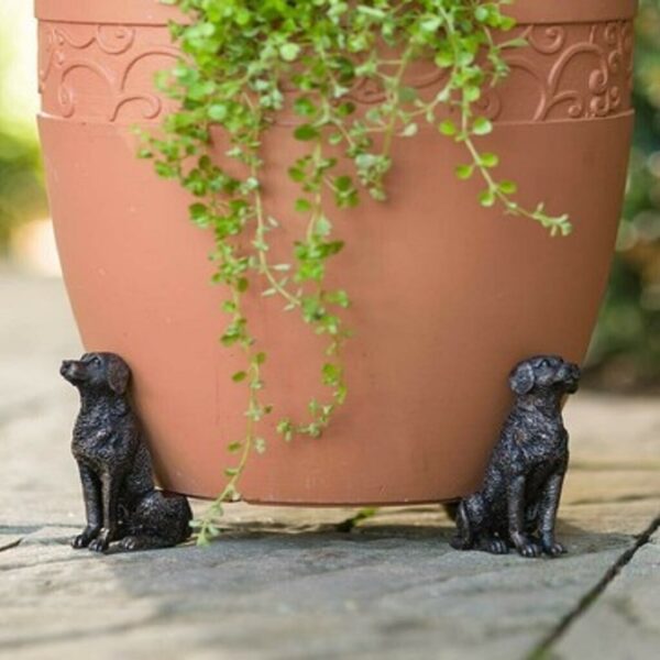 2021 New 3 pcs Flower pot feet Animal plant pot feet Flower pot support Resin crafts 5