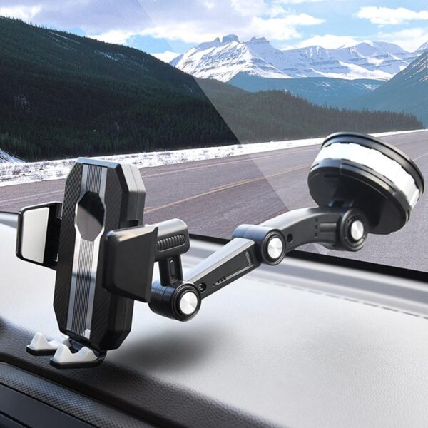 360 Cell Phone Holder for Car Dashboard Universal Suction Cup Type Windshield Car Phone Mount Desk 5