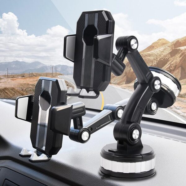 360 Cell Phone Holder for Car Dashboard Universal Suction Cup Type Windshield Car Phone Mount Desk