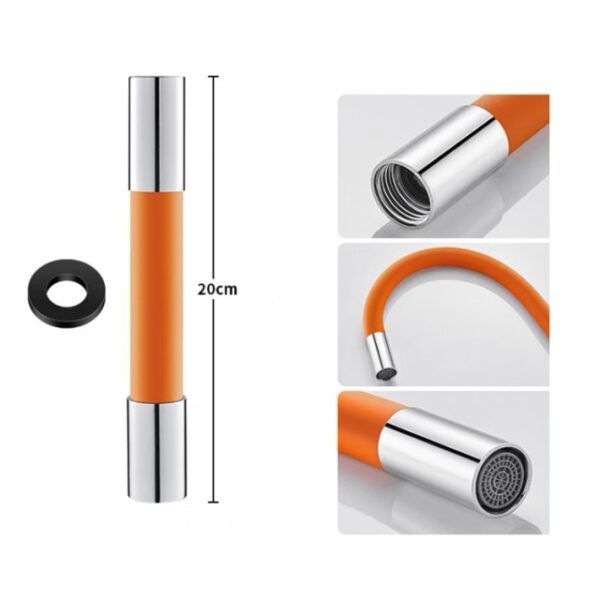 360 භ්‍රමණ Splash proof Universal Faucet Extention Extender Foaming Extension Tube නිදහස් නැමීමේ දෘඪාංග ගෘහ භාණ්ඩ වෙළඳ භාණ්ඩ 1.jpg 640x640 1