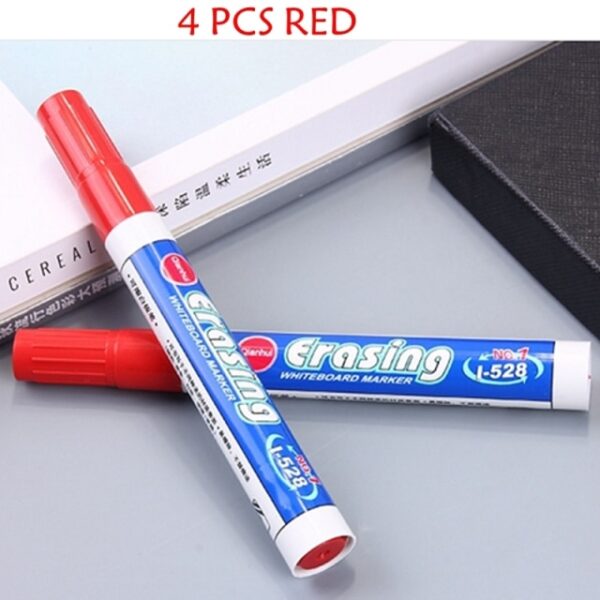 4PCS lot Four color whiteboard marker white board marker Environment Friendly Marker Office School Supplies Black 1.jpg 640x640 1