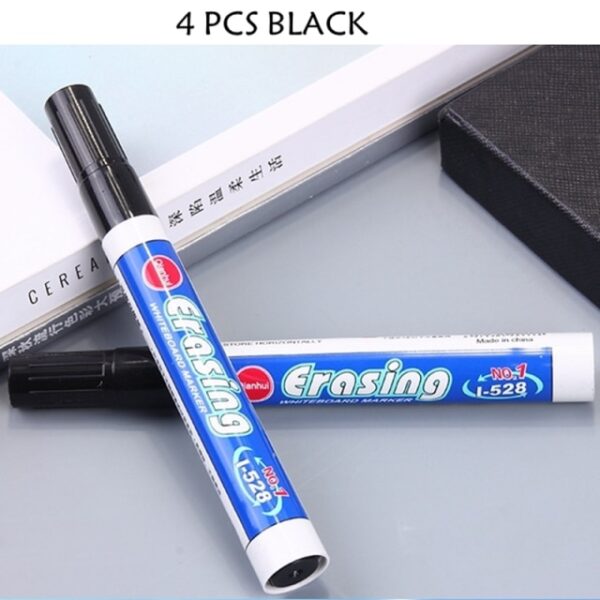 4PCS lot Four color whiteboard marker white board marker Environment Friendly Marker Office School Supplies Black 4.jpg 640x640 4