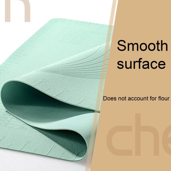 60x40cm Silicone Dough Rolling Mat Non Stick Pastry Baking Mat Flour Fondant Sheet Kneading Pad w 4