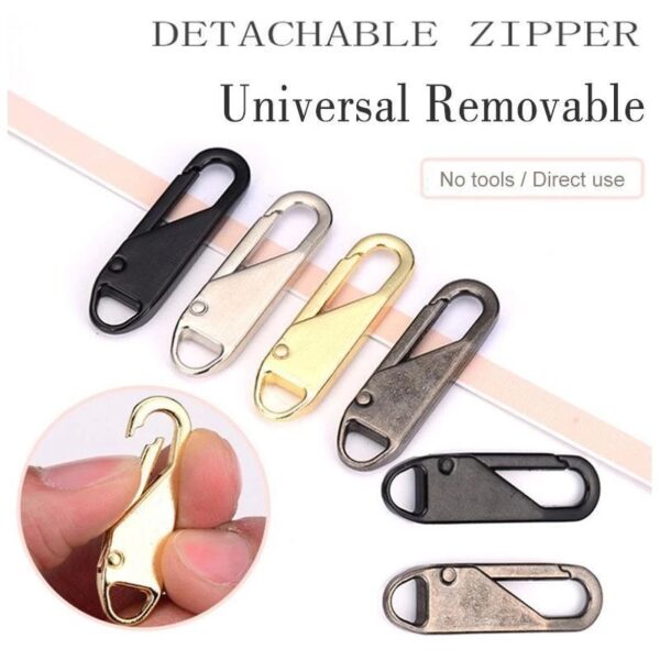 8 PC Universal Zipper Pull Tab ndochi metal Handle Zipper Extender Handle Fixer Zipper Sliders maka