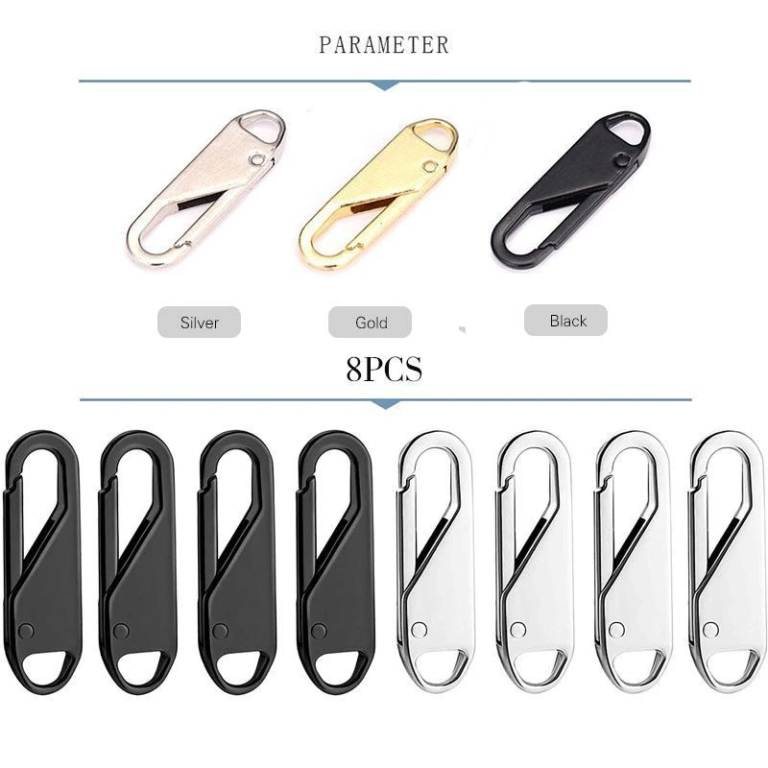 Zipper Pull Replacements Repair Kit Not sold in stores