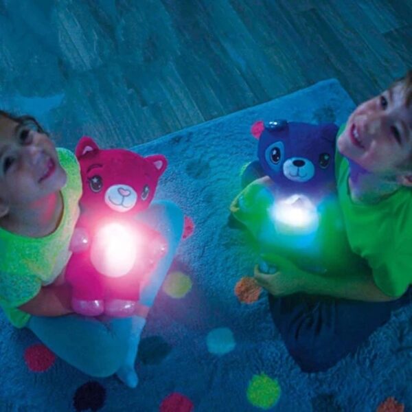 Baby Knuffeldier Met Licht Projector Sterrenhemel Troostende Eenhoorn Pluche LED Galaxy Nachtlampje Knuffelig