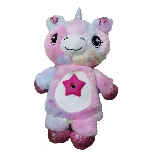 Baby Knuffel Met Licht Projector Sterrenhemel Troostende Eenhoorn Pluche LED Galaxy Nachtlampje Cuddly 4.jpg 640x640 4