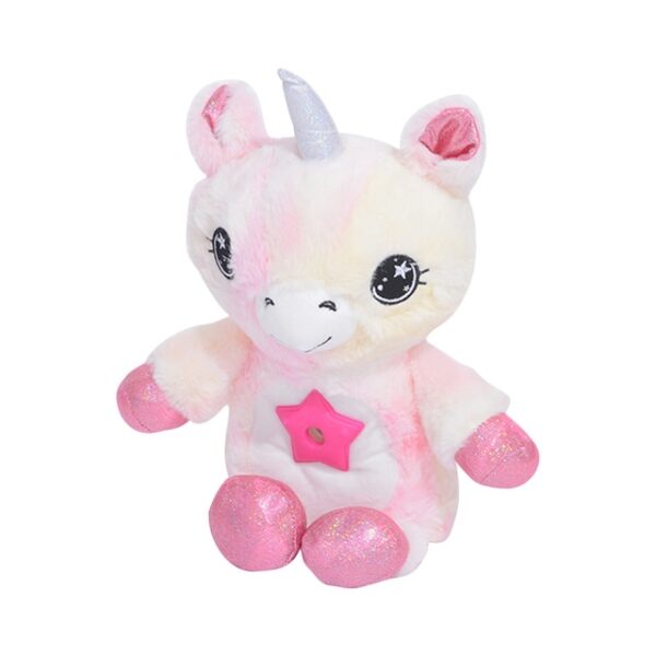 Baby Knuffel Met Licht Projector Sterrenhemel Troostende Eenhoorn Pluche LED Galaxy Nachtlampje Cuddly 5.jpg 640x640 5