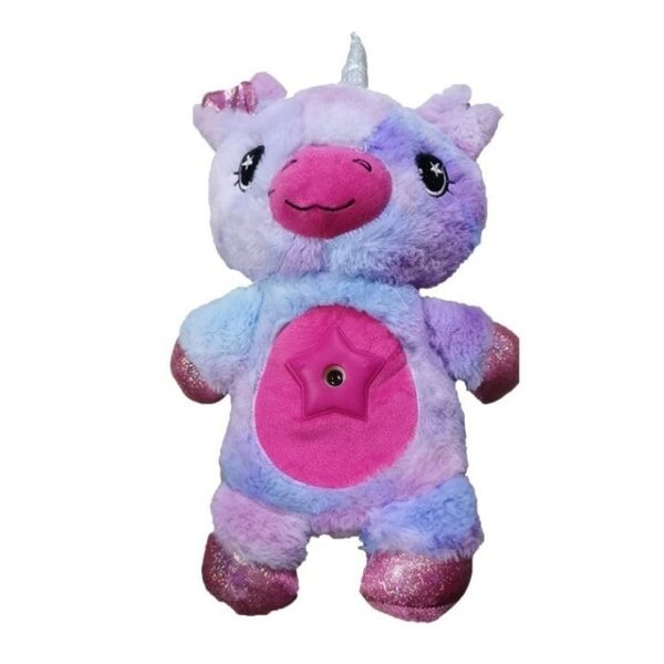 Baby Knuffel Met Licht Projector Sterrenhemel Troostende Eenhoorn Pluche LED Galaxy Nachtlampje Cuddly 7.jpg 640x640 7