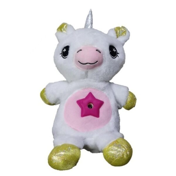 Baby Knuffel Met Licht Projector Sterrenhemel Troostende Eenhoorn Pluche LED Galaxy Nachtlampje Cuddly 8.jpg 640x640 8