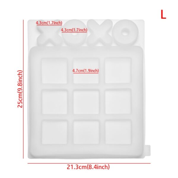 DIY Game and X O Silicone Epoxy Mould Classic Game Fun Resin Casting Mold Craft Jewelry 1.jpg 640x640 1