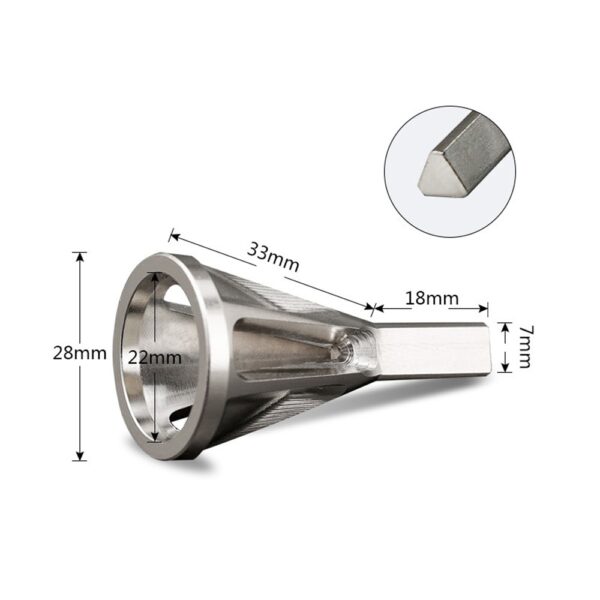 Deburring External Chamfer Tool Triangular Prism Stainless Steel Chotsani Burr Tools Kuuma Kwambiri Mphamvu Yogaya Zida 3