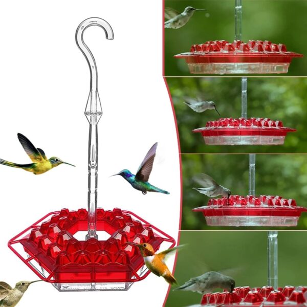 Easy To Clean Best Hummingbird Feeders Hummingbird Feeder With And Built in Ant Moat for Outdoors 1