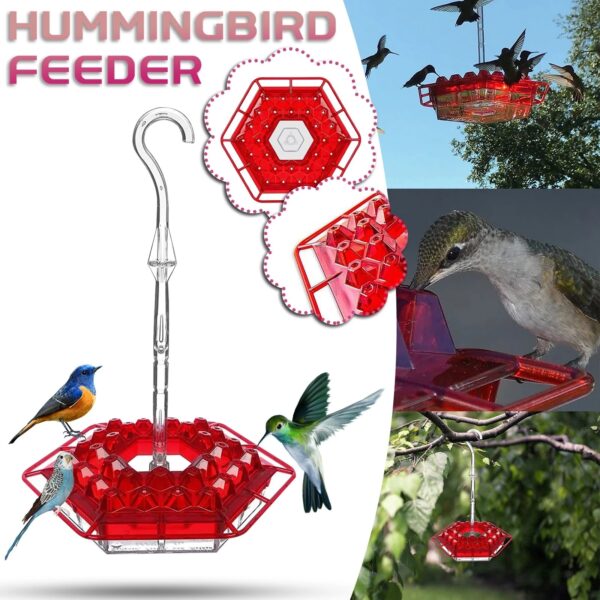 Easy To Clean Best Hummingbird Feeders Hummingbird Feeder With And Built in Ant Moat for Outdoors