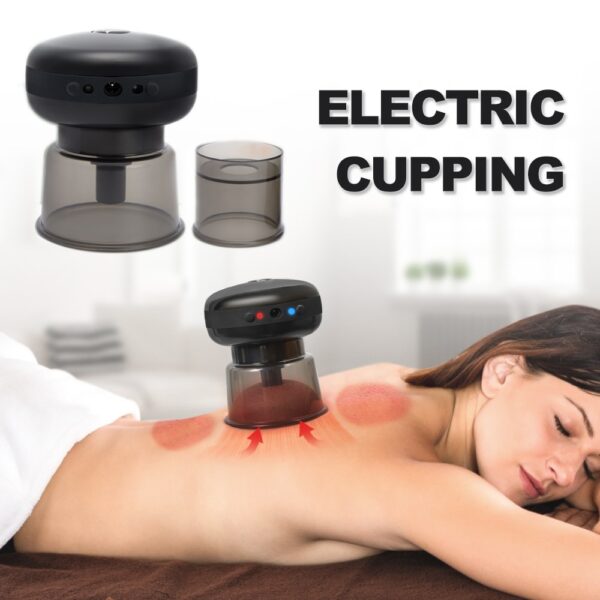 Electric Cupping Vacuum Cupping Therapy Smart Suction Cup Scraping Body Massager Kulipiritsa Guasha Kupanikizika Kuwotcha Mafuta