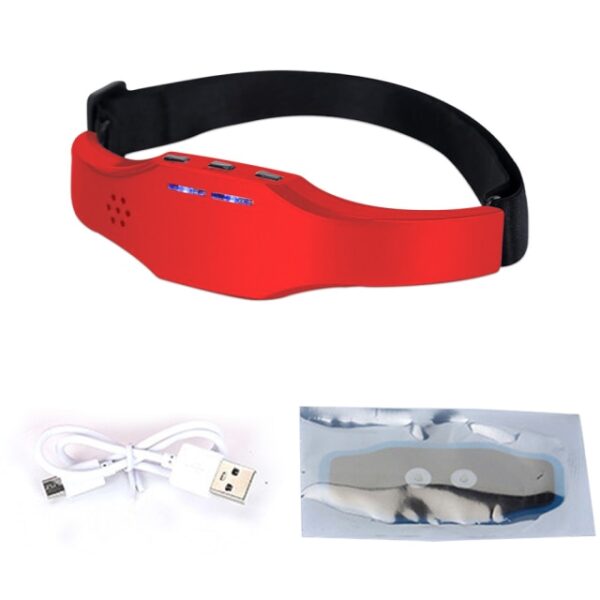 Massageador elétrico para dor de cabeça e alívio de enxaqueca, liberação de insônia, máquina de terapia recarregável USB, saúde relaxante 2.jpg 640x640 2