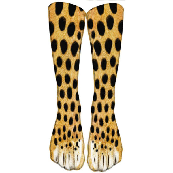 Funny Leopard Tiger Katoen Sokken Foar Froulju Happy Animal Kawaii Unisex Sokken Harajuku Cute Casual High 4.jpg 640x640 4