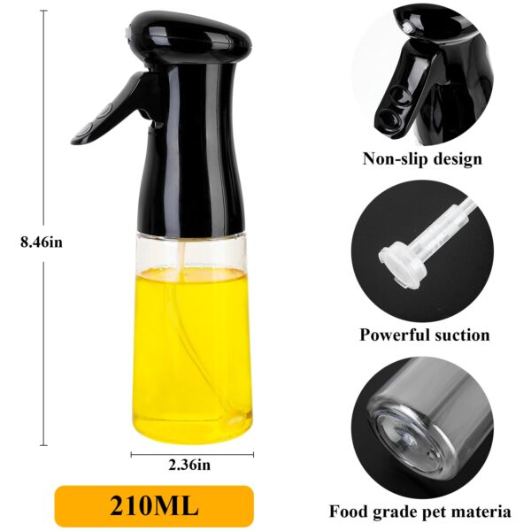 Kitchen Oil Bottle 210ml Oil Spray Bottle Cooking Baking Vinegar Mist Sprayer Barbecue Spray Bottle Cooking 10
