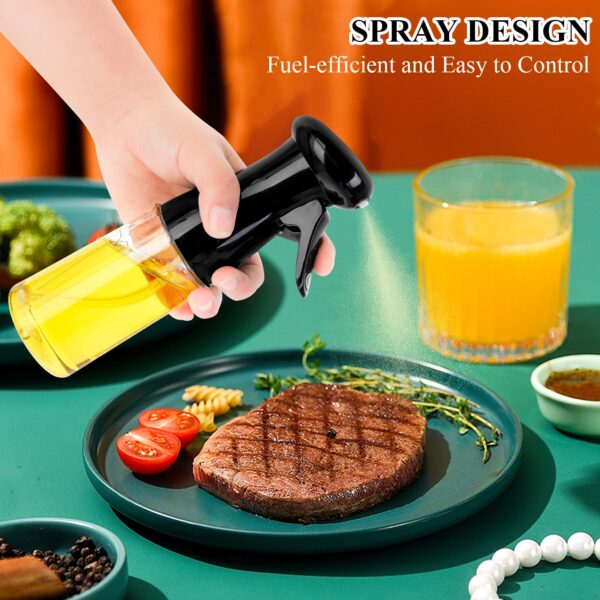 Kitchen Oil Bottle 210ml Oil Spray Bottle Cooking Baking Vinegar Mist Sprayer Barbecue Spray Bottle Cooking 8