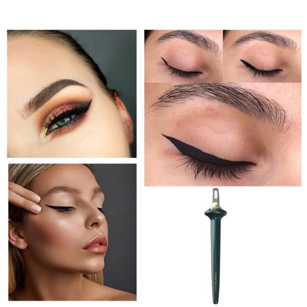 Liquid Eyeliner Long Lasting Eye Liner Easy Wearing Dark Green Practical Makeup Tool for Women Girl 5