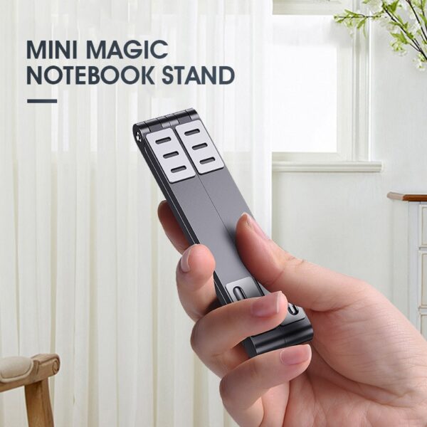 Mini Laptop Holder Adjustable Portable Phone Stand Support 3in1 Notebook Stand Holder For Macbook iPhone 3