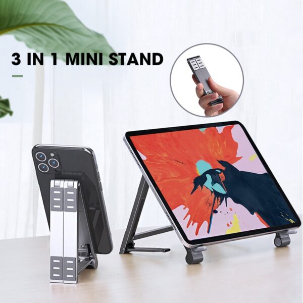 Mini Laptop Holder Adjustable Portable Phone Stand Support 3in1 Notebook Stand Holder For Macbook iPhone
