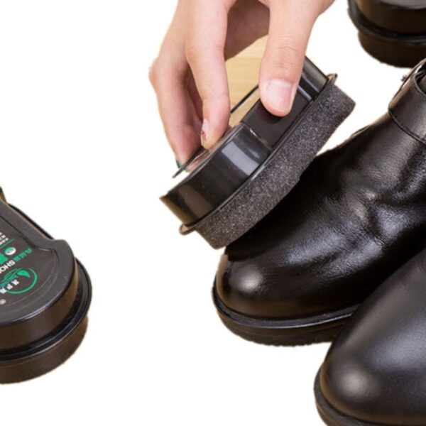 Višenamjenska dvostrana četka za kožne cipele Kist za poliranje cipela Bezbojna četka za vosak za cipele Clean spužva 2