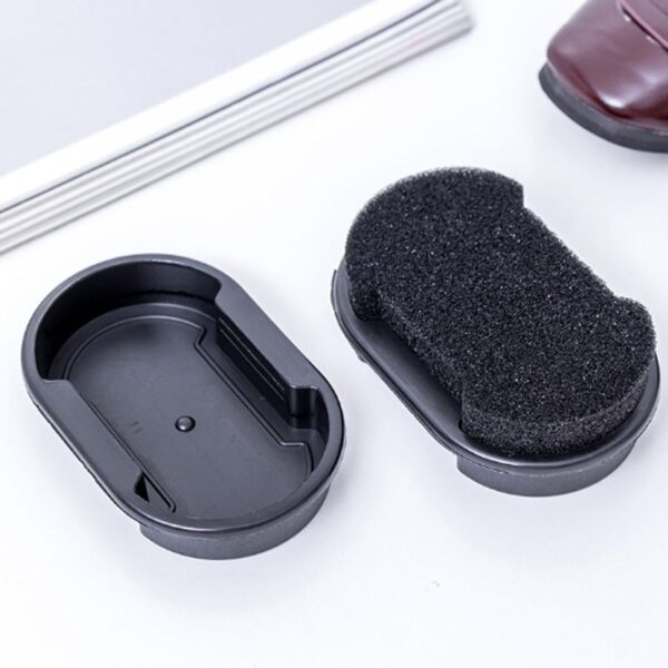 Multi Function Double Sided Leather Shoes Brush Shoe Polish Brush Colorless Shoe Wax Brush Clean Sponge 3