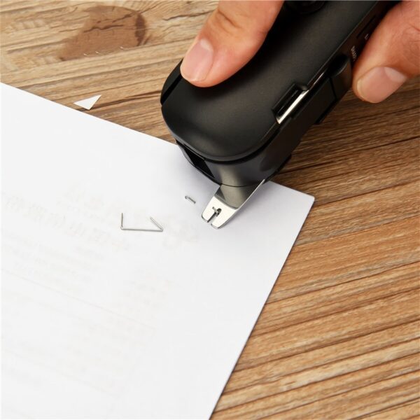 Multifunctional 7 in 1 Mini Stapler Remover Scissors Ruler Hole Punch Pencil Sharpener Cutter Portable Tools 2