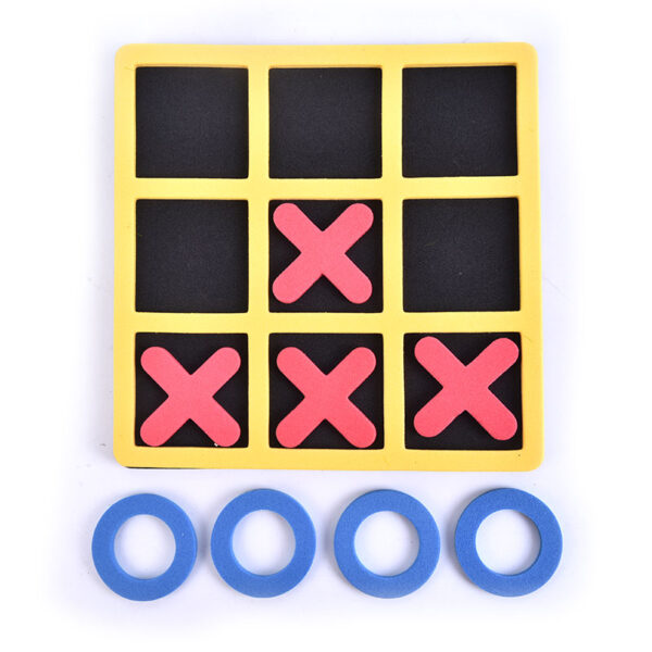 Interacțiune părinte-copil Agrement Joc de masă OX Șah Amuzant Dezvoltare Jucării educaționale inteligente Jocuri de puzzle Copii 1