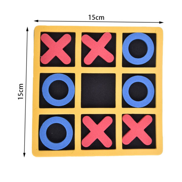 Interacțiune părinte-copil Agrement Joc de masă OX Șah Amuzant Dezvoltare Jucării educaționale inteligente Jocuri de puzzle Copii 5