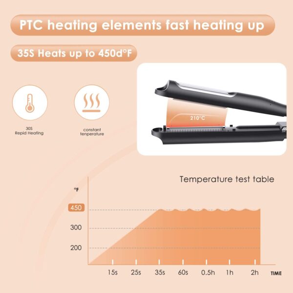 Professional Hair Curler Automatic Corrugated Flat Iron Curling Irons Straightener Curly Corn Hot Clip Hair Waver 3