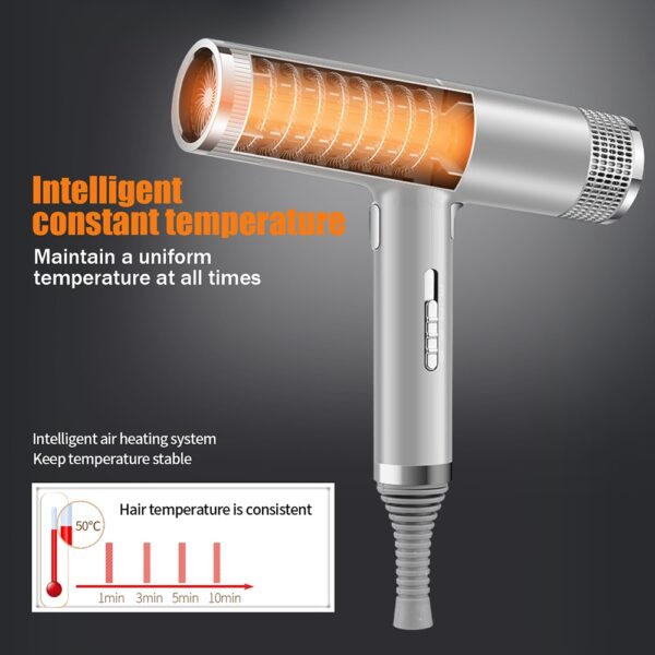 Professional Hair Dryers Light Weighte Air Blow Dryer Salon Dryer Hot Cold Wind Negative Ionic Hair 3
