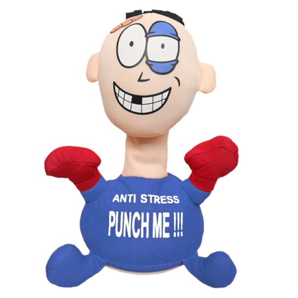 Punch The Villain Punch Me Cartoon Electric Plush Toy Vent Screaming Plush Toys Soft Stuffed Baby 1