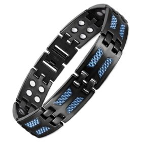 Carbon Blue Titanium Bracelet - image 11