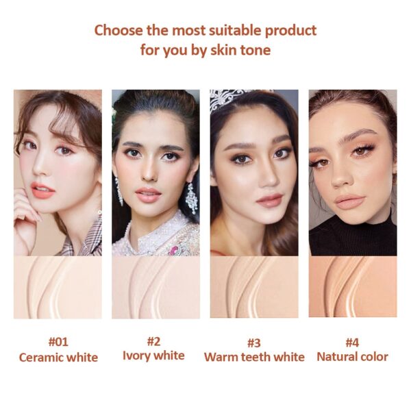 SANIYE Concealer Trimming Liquid Foundation Face Make Up Concealer Corrector Acne Contour Makeup Foundation Waterproof Cream 3