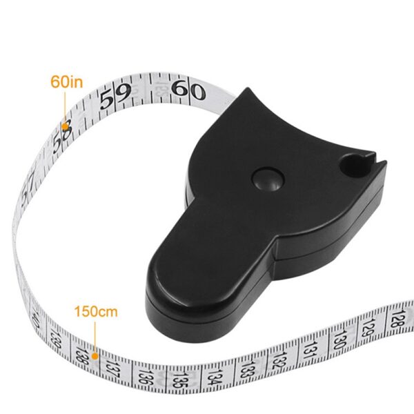 Self tightening Measure Tape CM Inches for Body Waist Keep Fit Measurement Tools 150cm 60 Inch 1