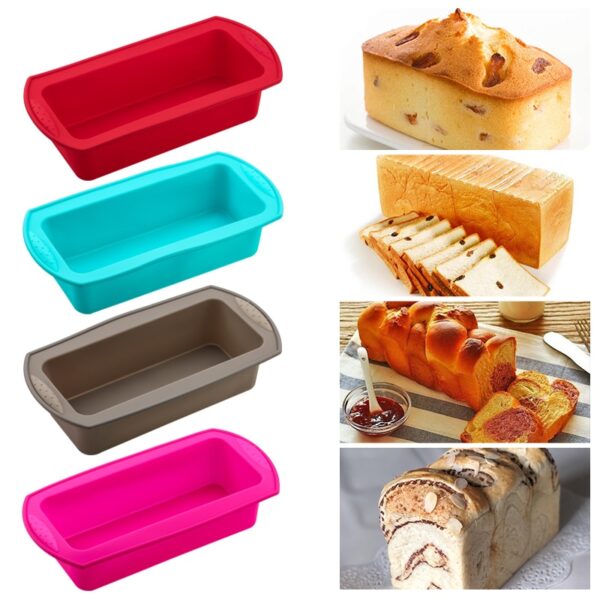 Silicone Cake Mold Round Shape Rectangular Silicone Bread Pan Cake Round Shape Mold 12 Holes Muffin 3