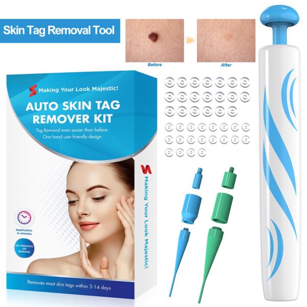 Skin Tag Removal Kit Home Use Mole Wart Remover Equipment Micro Skin Tag Treatment Tool Easy