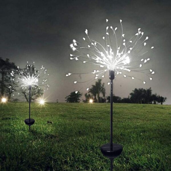 Solar Powered Outdoor Grass Globe Dandelion Fireworks Lamp Flash String 90 120 150 LED For Garden 1.jpg 640x640 1